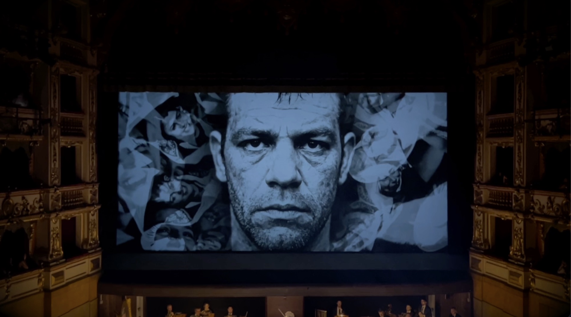 Bizet's Carmen at Teatro Grande in Brescia, video mapping generated with artificial intelligence
